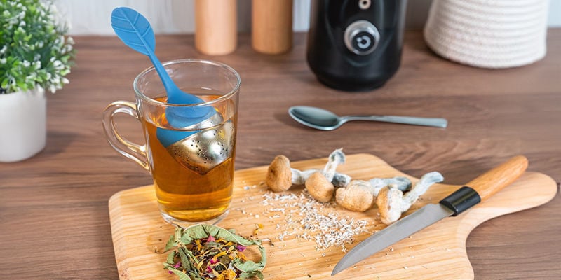 Drinking Magic Mushroom Tea
