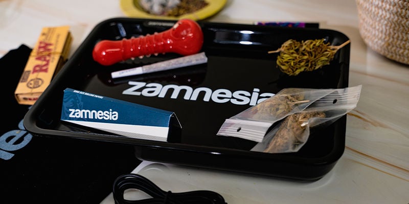 LED Rolling Tray (Zamnesia)