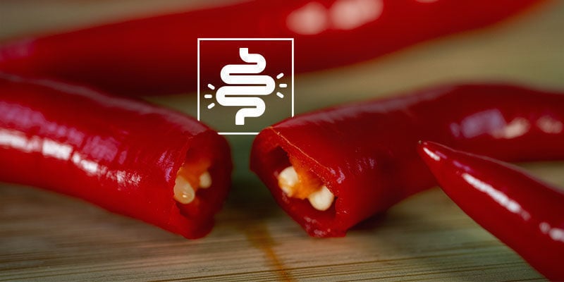 The Benefits of Hot Peppers in Food: gut health