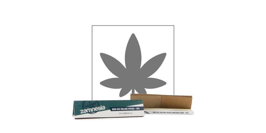 Zamnesia Hemp Rolling Papers King Size + Tips