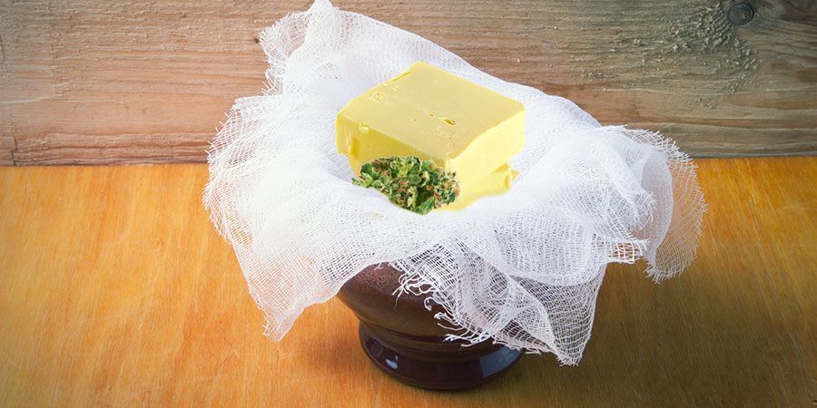 Straining Cannabutter