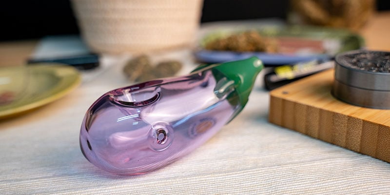 Eggplant Hand Pipe