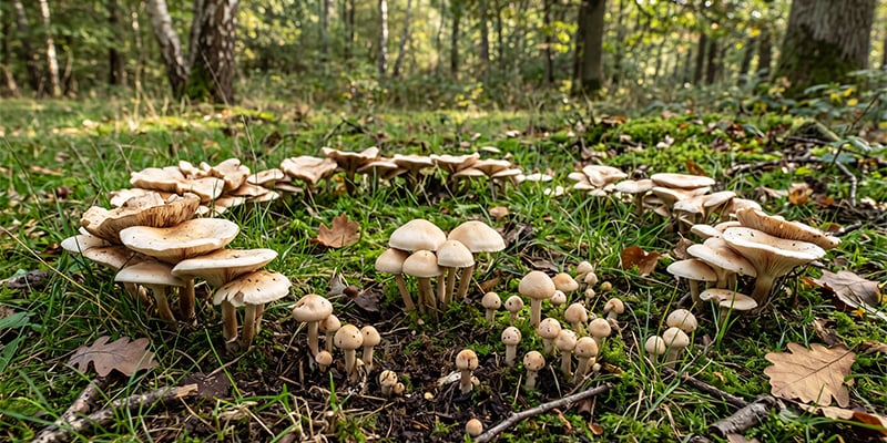 How magic mushrooms patches form in nature How magic mushrooms patches form in nature