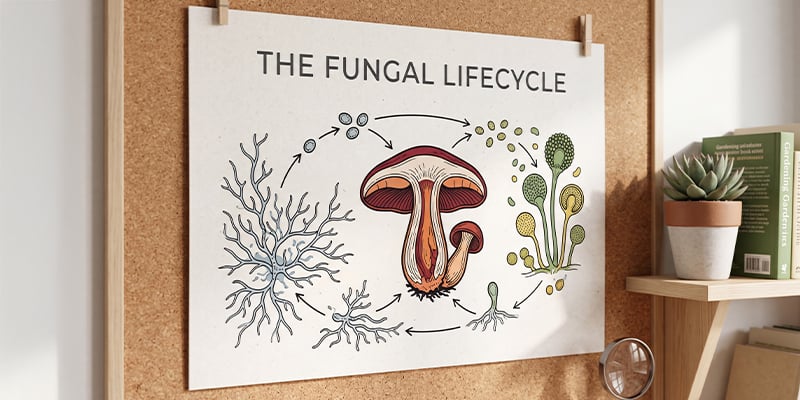 The lifecycle of magic mushrooms outdoors The lifecycle of magic mushrooms outdoors