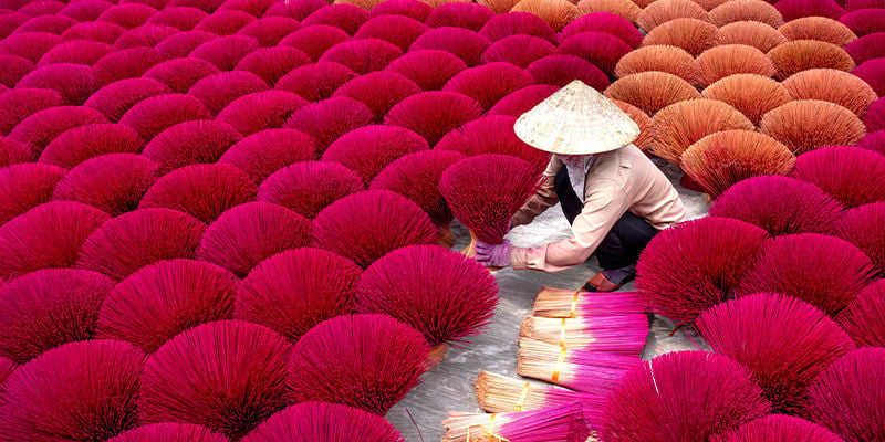 How incense is made