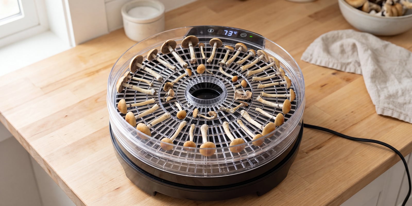 The best way to dry magic mushrooms: use a food dehydrator The best way to dry magic mushrooms: use a food dehydrator