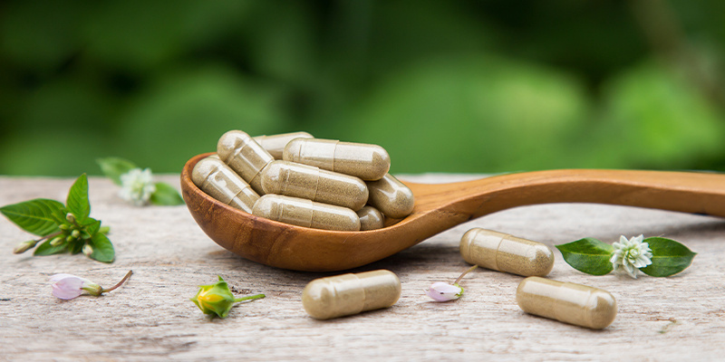 Damiana supplements and capsules