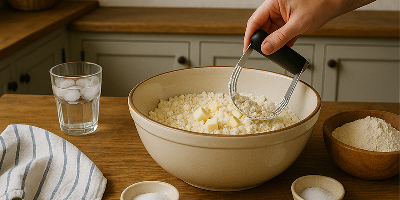 Prepare the crust Prepare the crust