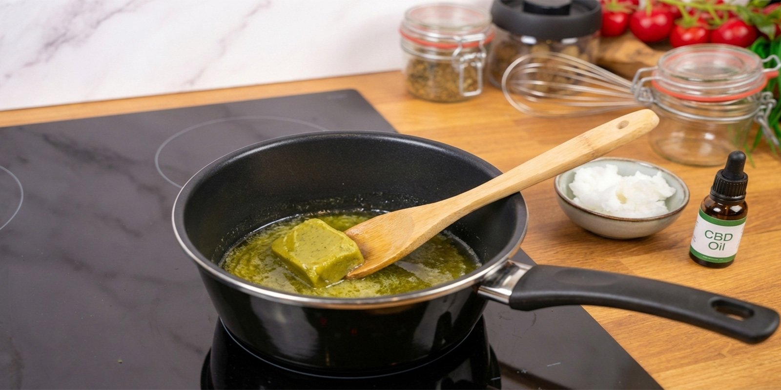 Melt the infused butter