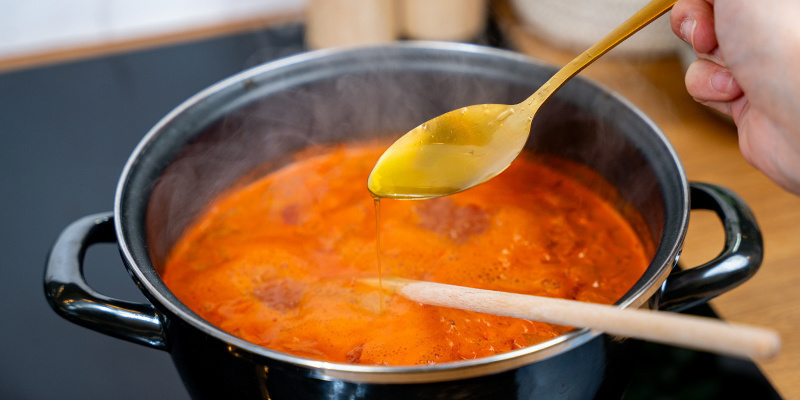 Stir in a tablespoon of cannabutter or oil. Stir in a tablespoon of cannabutter or oil.